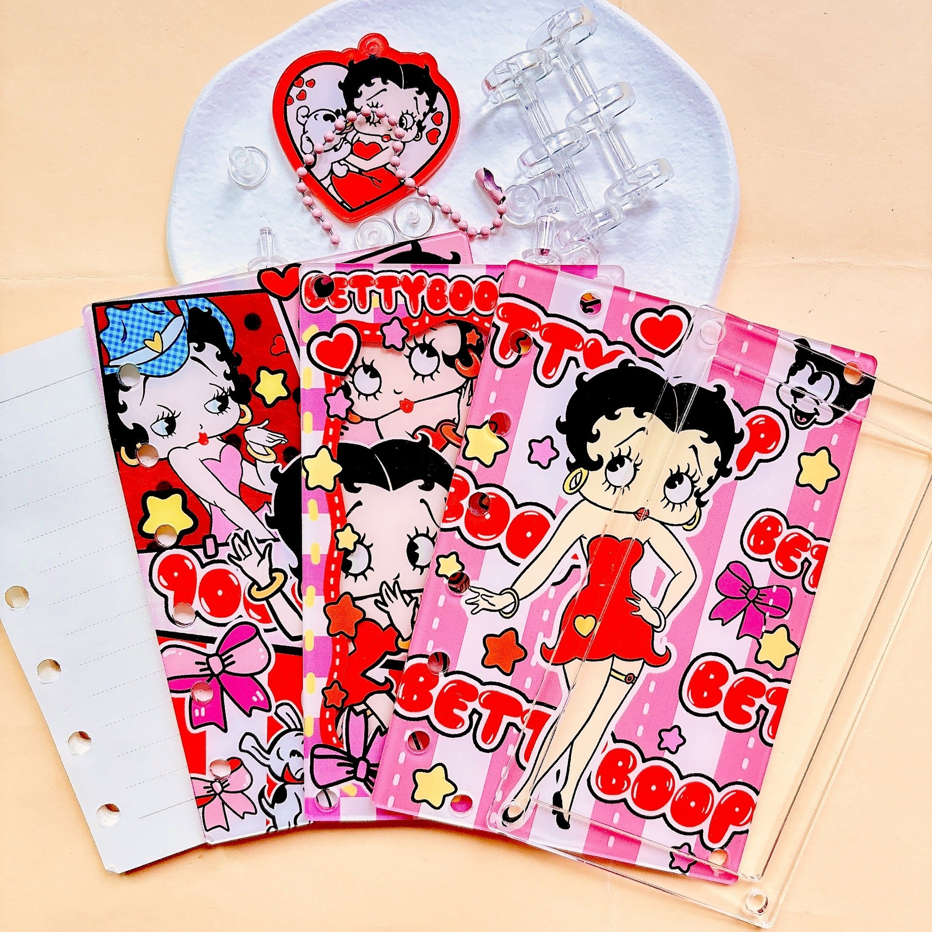 Wholesale acrylic shake book notebook loose-leaf book DIY A7 A5 Size OLY Exclusive